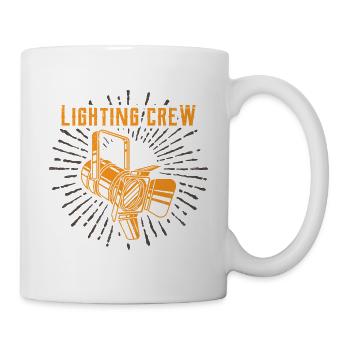 LIGHTING CREW overhead lighting technician - Mug - white - Right