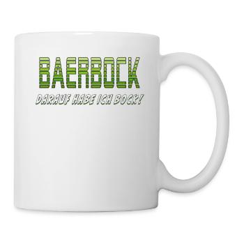 BAERBOCK DARAUF HABE ICH BOCK - Tasse - Weiß - Rechts