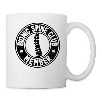 Surgery Bionic Spine Club Member Spinal Fusion - Mug - white - Right