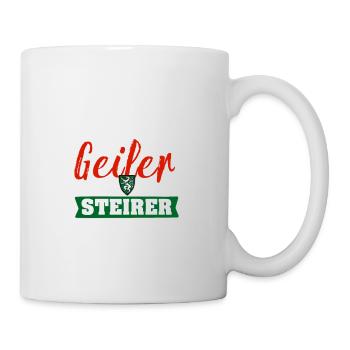 Geil Geiler Steirer - Tasse - Weiß - Rechts