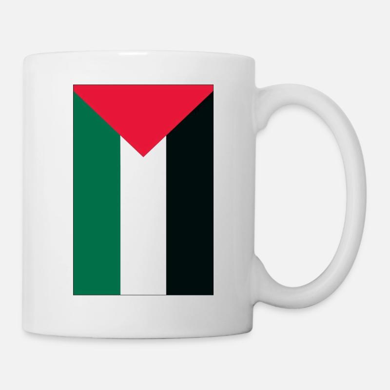 Palestinian Flag - Mug - white