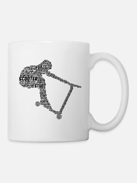 Scooter - Mug - white