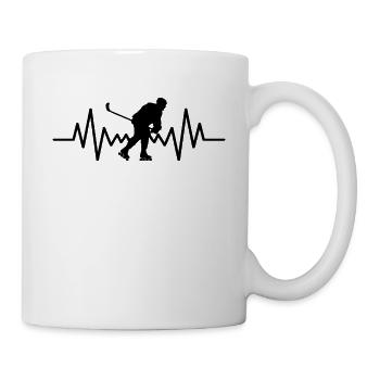 Inline-Skaterhockey Hockeyball Skaterhockey - Tasse - Weiß - Rechts