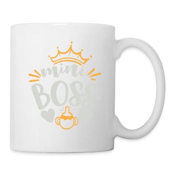kleiner Boss - Tasse - Weiß - Rechts