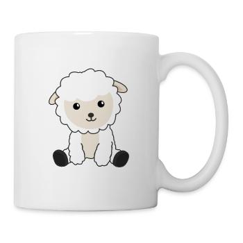 Sheep sweet sheep Wool funny animals baby lamb - Mug - white - Right