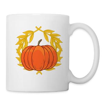 Autumn Harvest Garden Gardening Pumpkin Halloween - Mug - white - Right