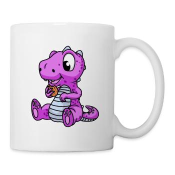 Fantasy for Kids Dino Dinosaur Dragon Baby - Mug - white - Right