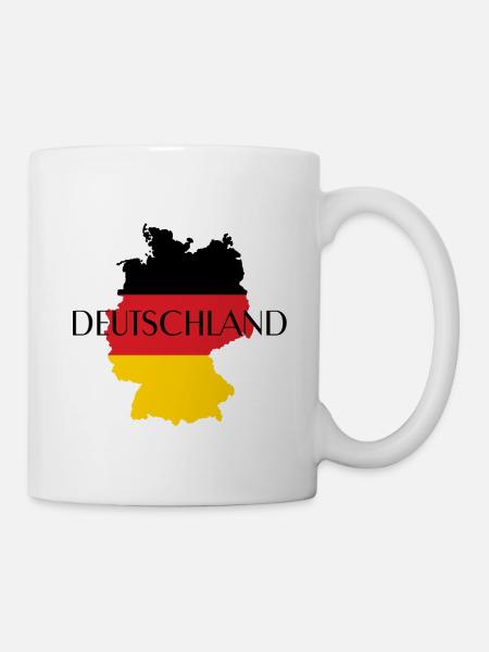 Deutschland Fußball Spiel Geschenk Land - Tasse - Weiß
