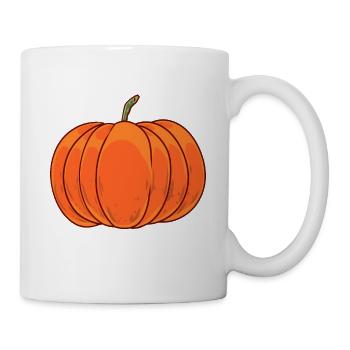 Pumpkin Garden Autumn Vegetables Halloween Harvest - Mug - white - Right