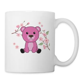 Bear cute animals for children Kawaii fantasy beings - Mug - white - Right