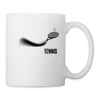 Tennis Sport tennisball cadeau - Mug blanc - blanc - Droite
