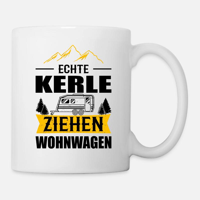 Camping Rentner - Tasse - Weiß