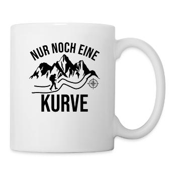 Une autre courbe - Mug blanc - blanc - Droite