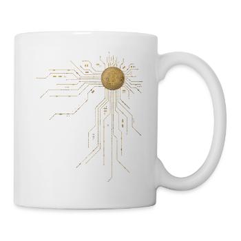 Bitcoin BTC Crypto Circuit - Mug - white - Right
