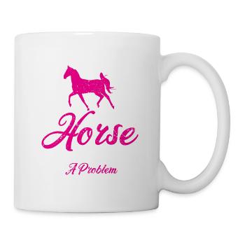 Yes I Smell Like A Horse Pferde Reiten Bauernhof - Tasse - Weiß - Rechts