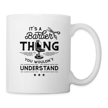 C’est un Barbier Barbier Barbier Barber - Mug blanc - blanc - Droite
