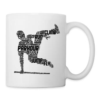 Parkour - Tasse - Weiß - Rechts