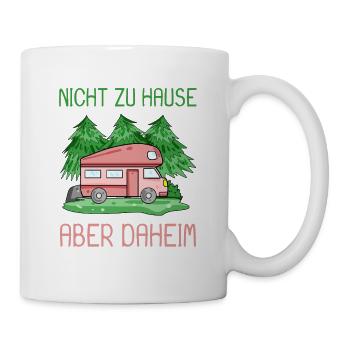 Camping Camper Wohnmobil - Tasse - Weiß - Rechts