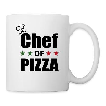 Chef Of Pizza - Italy Pizzeria Pizza Chef - Mug - white - Right