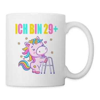 30 Jahre Einhorn ich bin 29+ 30. Geburtstag - Tasse - Weiß - Rechts