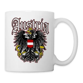 Österreich Austria Adler Wappen - Tasse - Weiß - Rechts