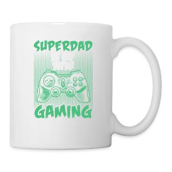 Superdad Titre De Jeu De Jeu De Jeu Vidéo Ma Passion Gamer - Mug blanc - blanc - Droite