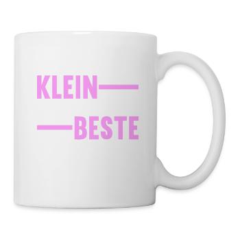Ich bin nicht klein ich bin auf das beste - Tasse - Weiß - Rechts