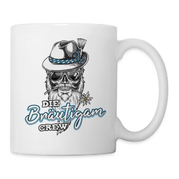 Junggesellenabschied Männer JGA Tracht Team Bayern - Tasse - Weiß - Rechts