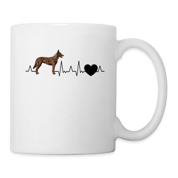 Hollandse Herder Spruch Holländischer Schäferhund - Tasse - Weiß - Rechts
