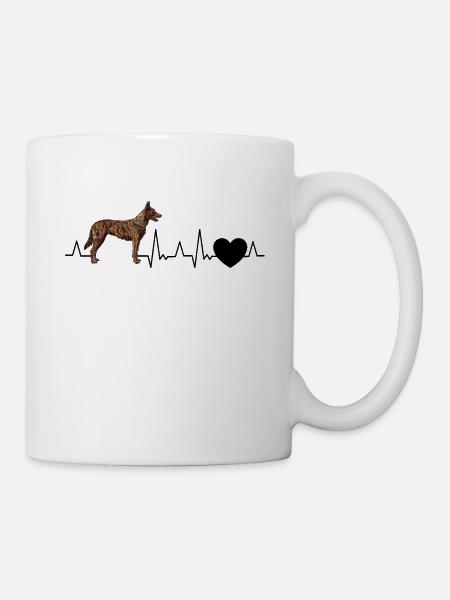 Hollandse Herder Renard Berger hollandais - Mug blanc - blanc