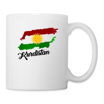 Kurde Kurdistan Biji Kurdistan - Tasse - Weiß - Rechts
