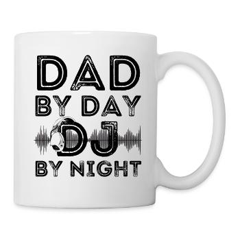 Dad By Day DJ By Night - Mug - white - Right