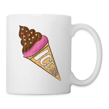 Ice cream Ice cream Summer saying gift - Mug - white - Right