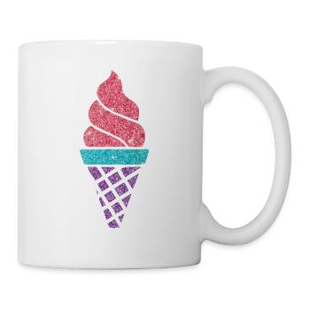Ice cream Ice cream Summer saying gift - Mug - white - Right