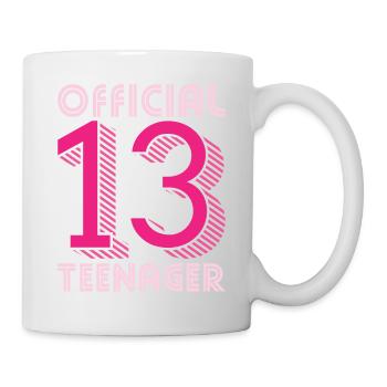Adolescente Official 13 - Mug blanc - blanc - Droite