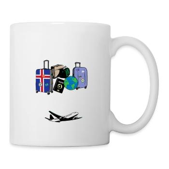 Iceland flag I Icelandic Souvenirs - Mug - white - Right