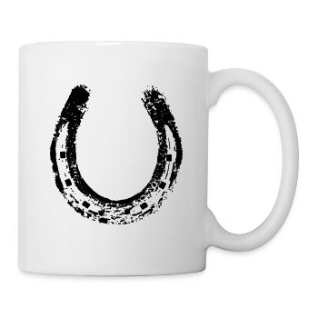Hufeisen - Tasse - Weiß - Rechts