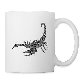 Skorpion - Tasse - Weiß - Rechts