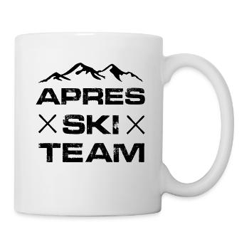 apres ski team - Tasse - Weiß - Rechts