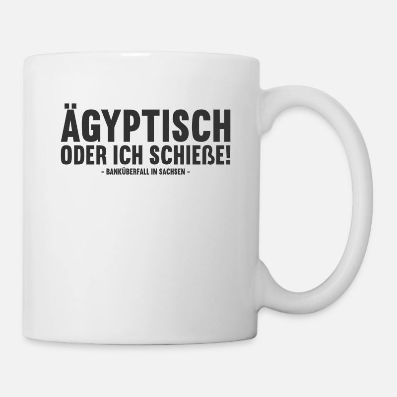 Sachsen Sachse Sächsin lustiges sächsischer - Tasse - Weiß