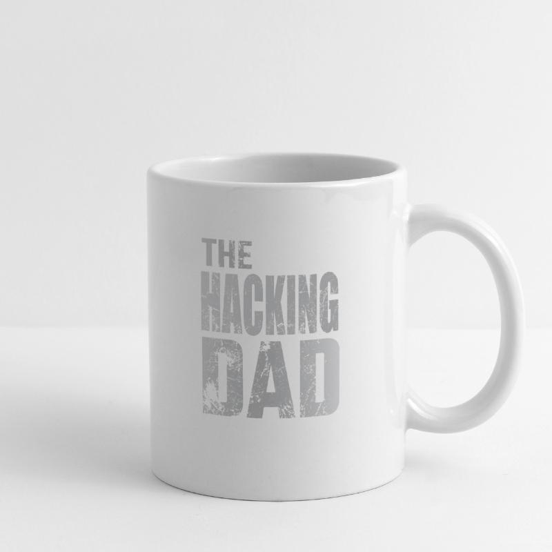 The Hacking Dad Hacker Father Papa Code Computer Mug