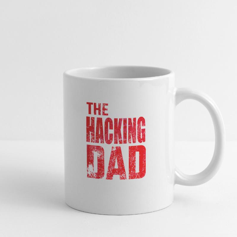 The Hacking Dad Hacker Father Papa Code Computer Mug