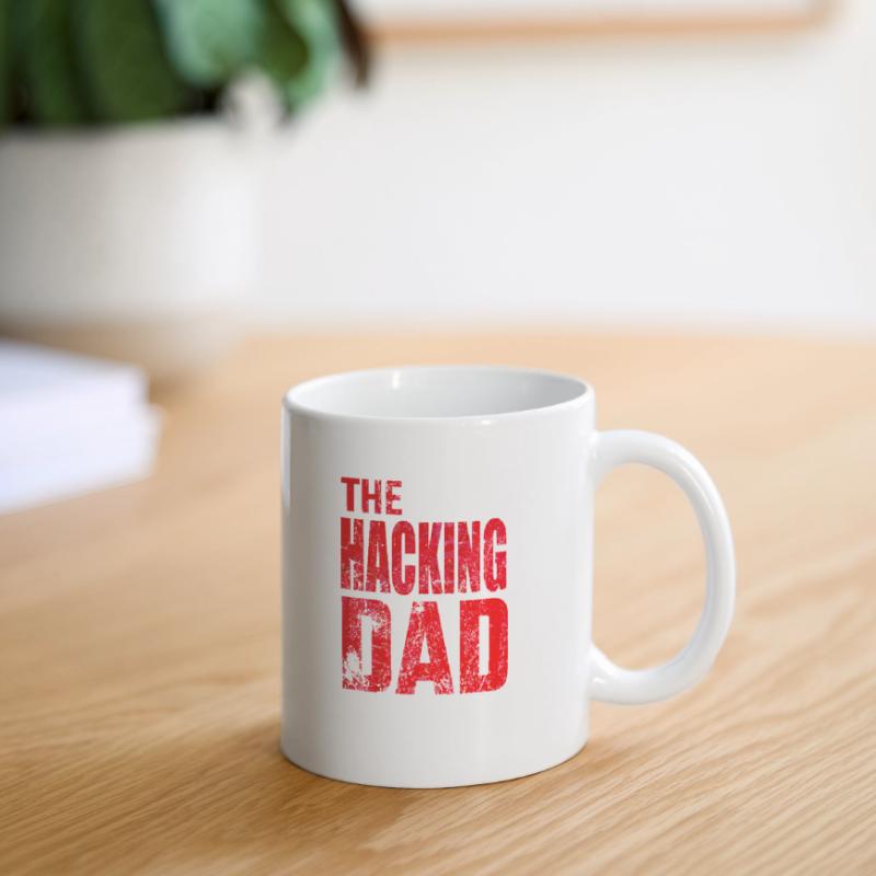 The Hacking Dad Hacker Father Papa Code Computer Mug