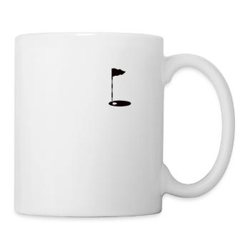 Golfen Golf Golfer Golfball - Tasse - Weiß - Rechts
