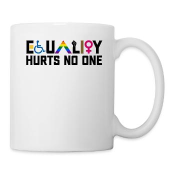 Equality Hurts No One Disability LGBTQ - Mug - white - Right