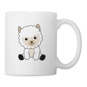 Alpagas doux animaux pour les enfants alpagas amusants - Mug blanc - blanc - Droite