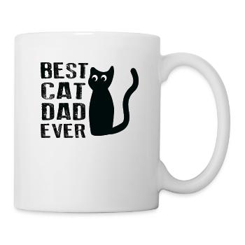 Meilleur Cat Dad Ever Amoureux des chats Hommes - Mug blanc - blanc - Droite