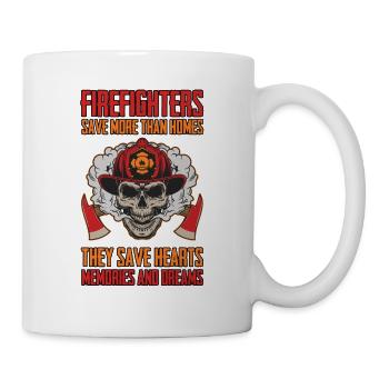 Je suis pompier et fier de moi - Mug blanc - blanc - Droite