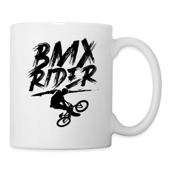 Bmx Rider Tricks Cyclist Bike Hobby - Mug - white - Right