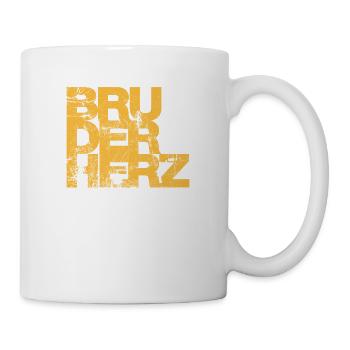 Bruderherz Bester Bruder der Welt Geschenkidee - Tasse - Weiß - Rechts